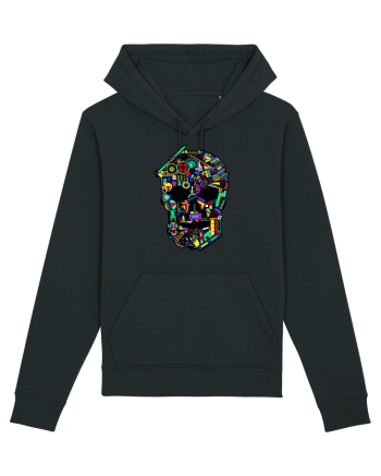 Craniu colorat - Fii unic Black