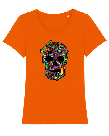 Craniu colorat - Fii unic Bright Orange