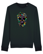 Craniu colorat - Fii unic Bluză mânecă lungă Unisex Rise