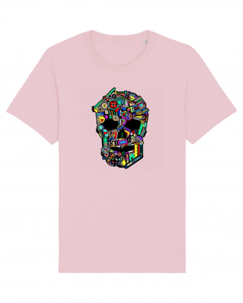 Craniu colorat - Fii unic Cotton Pink