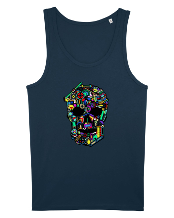Craniu colorat - Fii unic Navy
