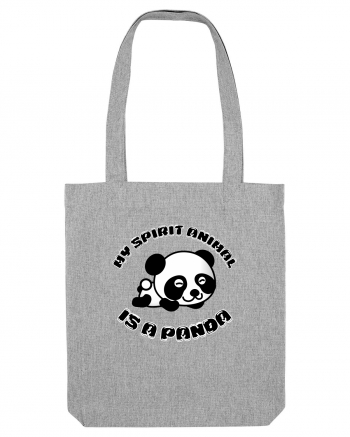 Cute Kawaii Panda Heather Grey