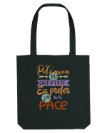 Prefer să am pace Sacoșă textilă