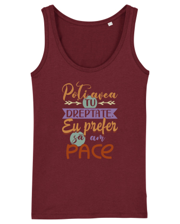 Prefer să am pace Burgundy