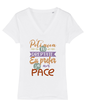 Prefer să am pace White