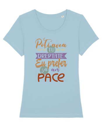 Prefer să am pace Sky Blue