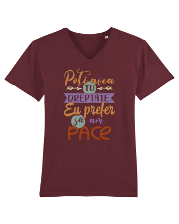 Prefer să am pace Burgundy