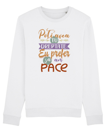 Prefer să am pace White