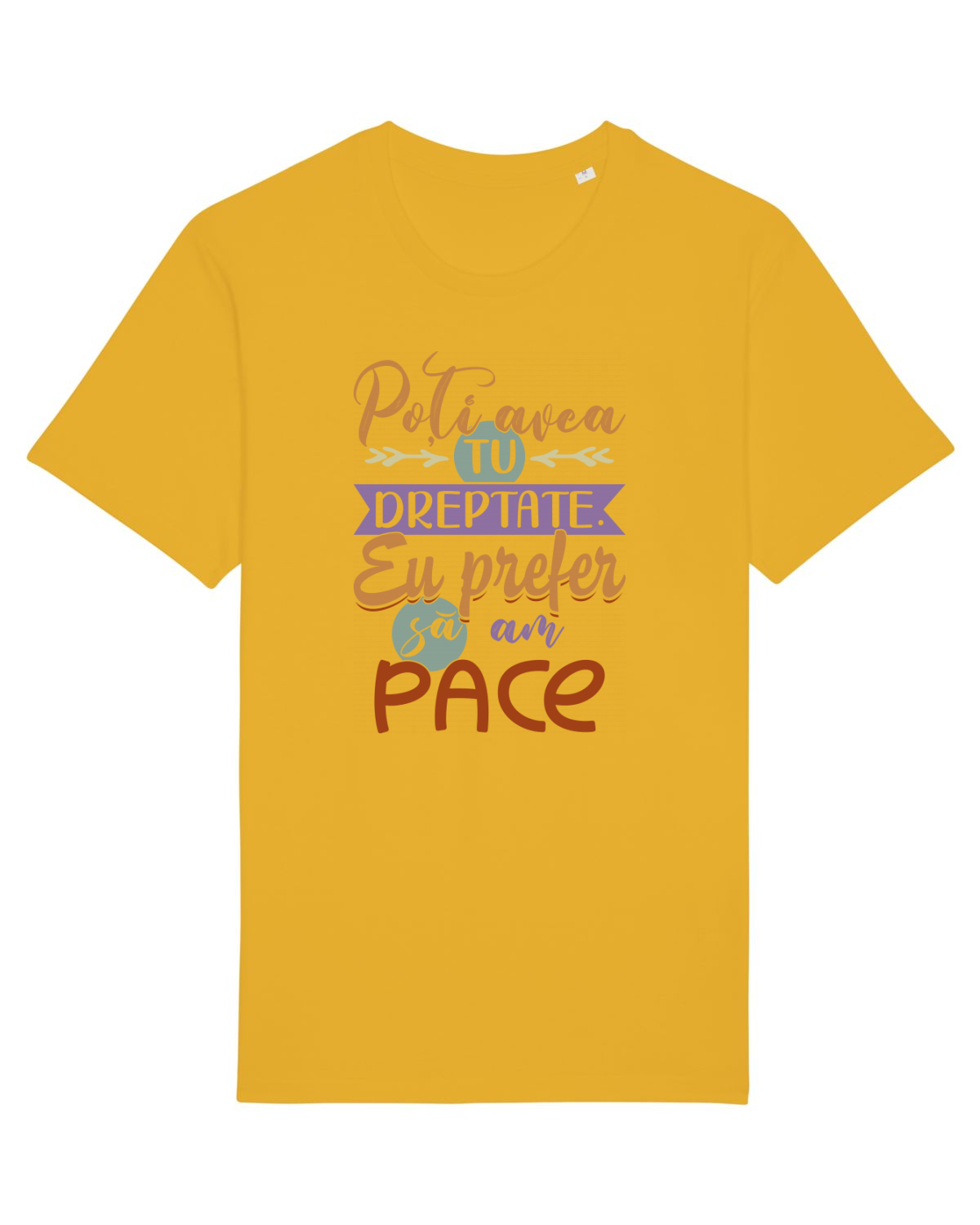 Tricou mânecă scurtă Unisex Rocker Spectra Yellow