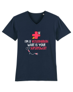 VETERINARIAN Tricou mânecă scurtă guler V Bărbat Presenter