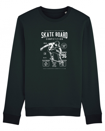 Skateboard Competion White Black