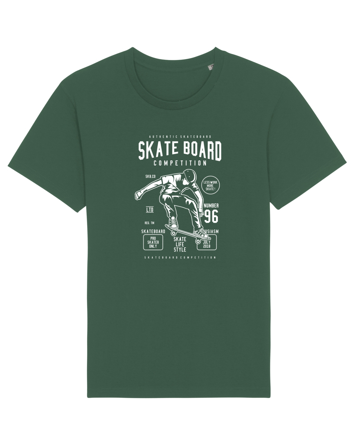 Tricou mânecă scurtă Unisex Rocker Bottle Green