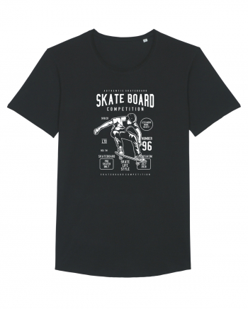 Skateboard Competion White Black