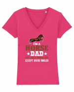 HORSE Tricou mânecă scurtă guler V Damă Evoker