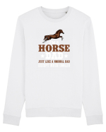 HORSE Bluză mânecă lungă Unisex Rise