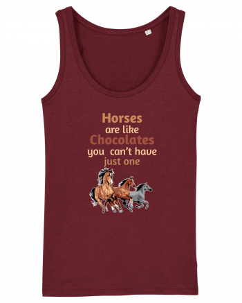 HORSE Burgundy