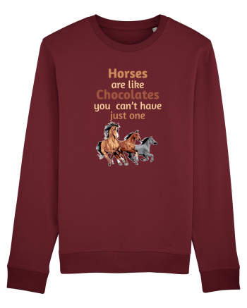 HORSE Burgundy