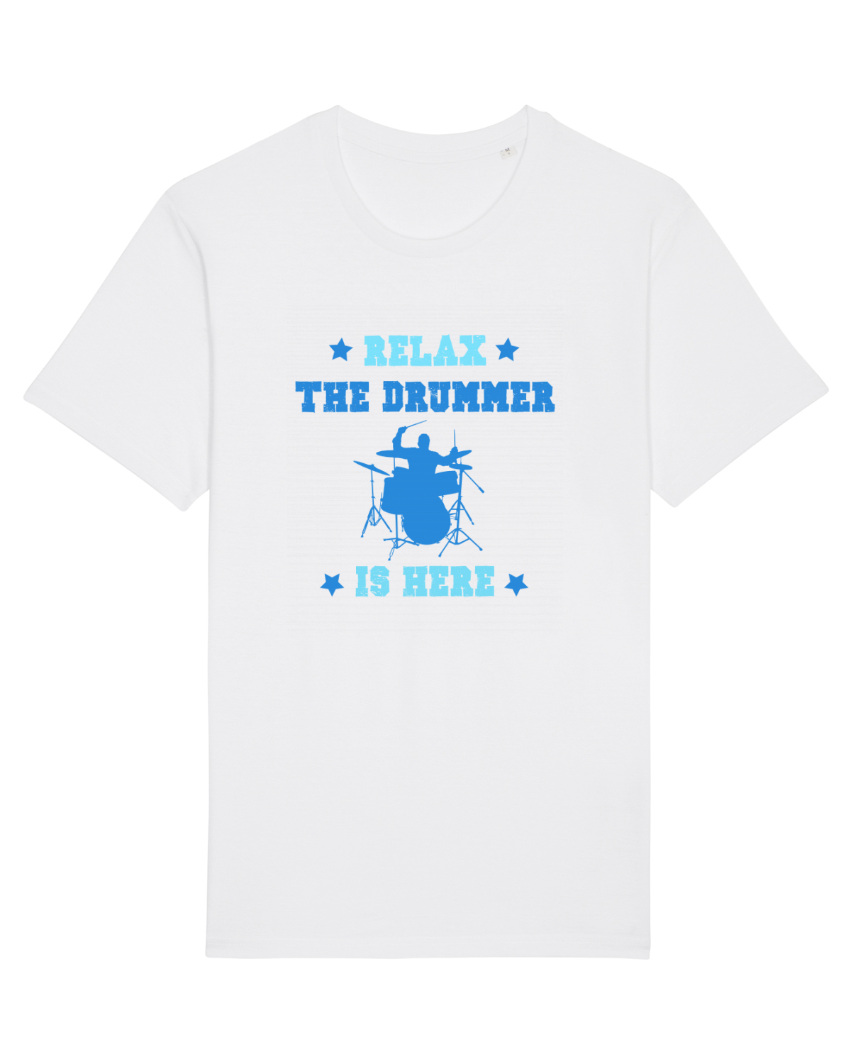 Tricou mânecă scurtă Unisex Rocker White