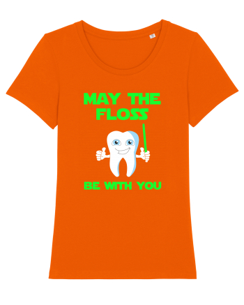 FLOSS TEETH Bright Orange