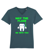 FLOSS TEETH Tricou mânecă scurtă guler V Bărbat Presenter
