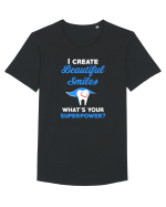 DENTIST Tricou mânecă scurtă guler larg Bărbat Skater