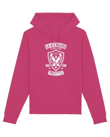 Skateboard Rebellion White Raspberry
