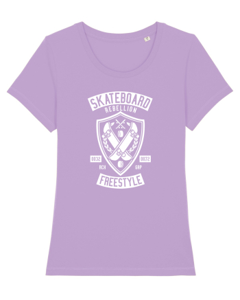 Skateboard Rebellion White Lavender Dawn