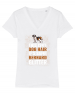 SAINT BERNARD Tricou mânecă scurtă guler V Damă Evoker