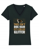 COLLIE Tricou mânecă scurtă guler V Damă Evoker