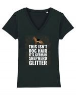 GERMAN SHEPHERD Tricou mânecă scurtă guler V Damă Evoker