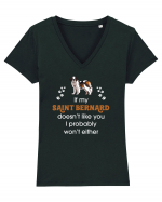 SAINT BERNARD Tricou mânecă scurtă guler V Damă Evoker