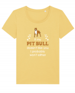 PIT BULL  Tricou mânecă scurtă guler larg fitted Damă Expresser