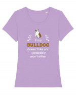 BULLDOG Tricou mânecă scurtă guler larg fitted Damă Expresser