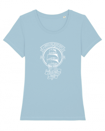 Skilled Sailor White Sky Blue