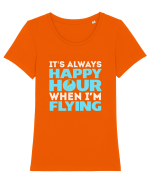 KITE Tricou mânecă scurtă guler larg fitted Damă Expresser