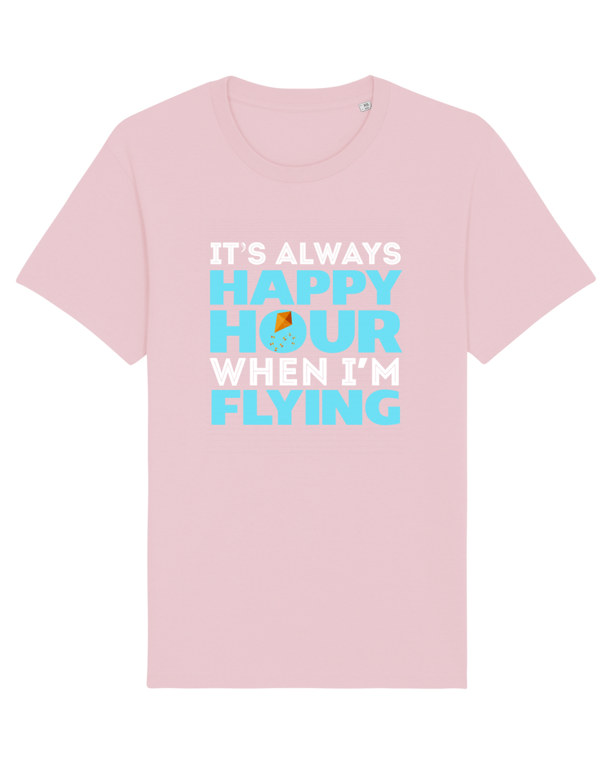 Tricou mânecă scurtă Unisex Rocker Cotton Pink