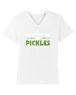 PICKLES Tricou mânecă scurtă guler V Bărbat Presenter