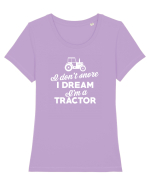 SNORE Tricou mânecă scurtă guler larg fitted Damă Expresser