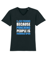 FISHING Tricou mânecă scurtă guler V Bărbat Presenter