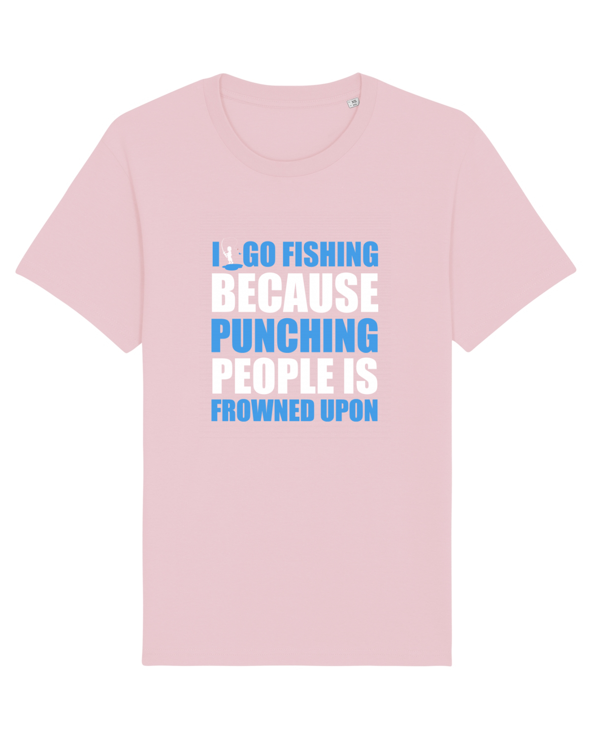 Tricou mânecă scurtă Unisex Rocker Cotton Pink