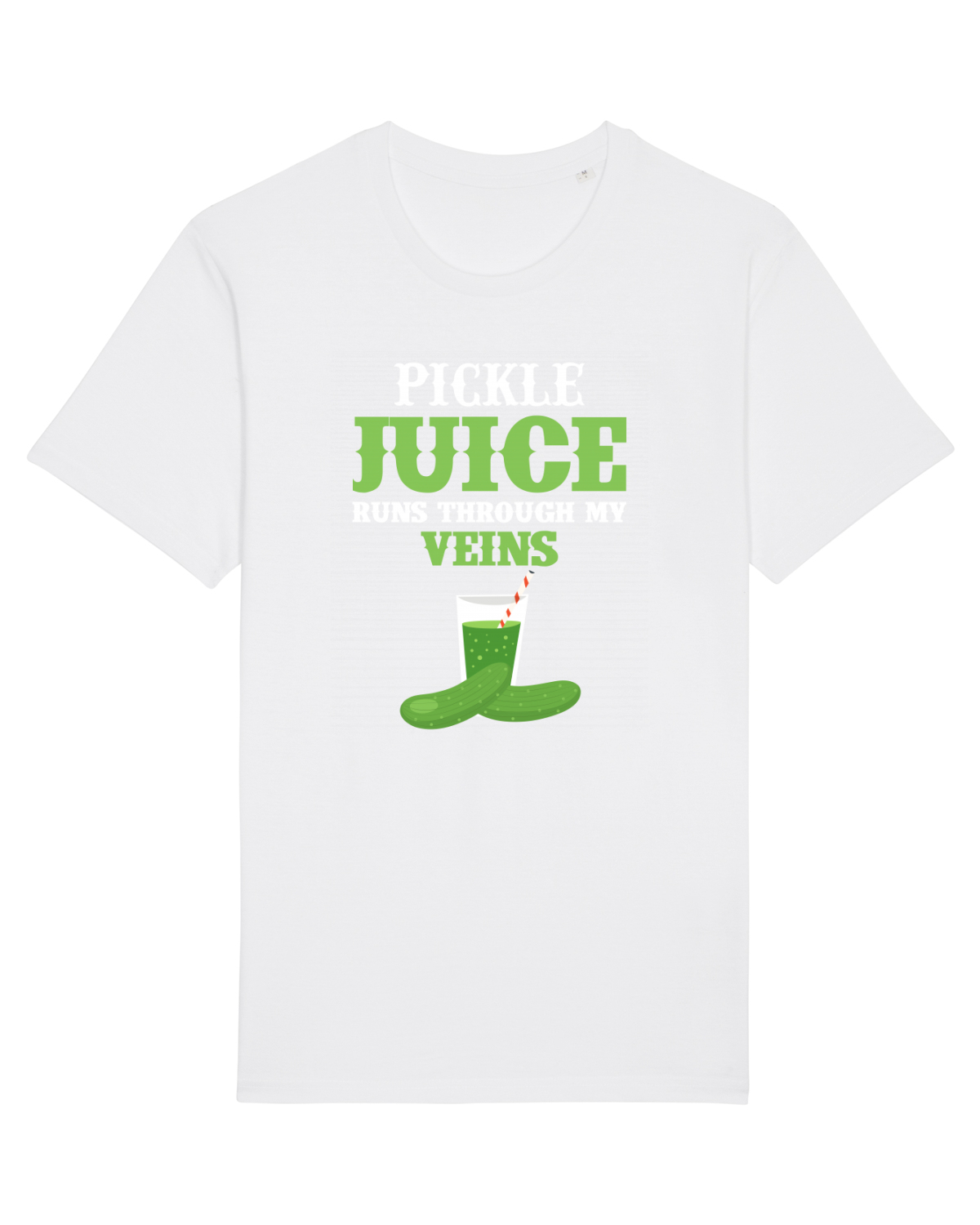 Tricou mânecă scurtă Unisex Rocker White