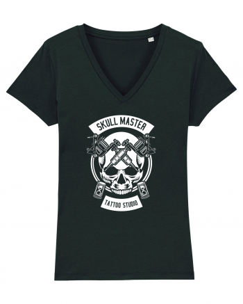 Skull Master Tattoo White Black