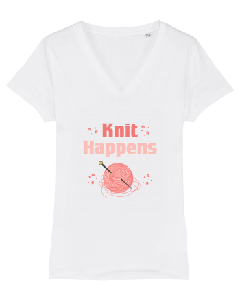 KNIT White
