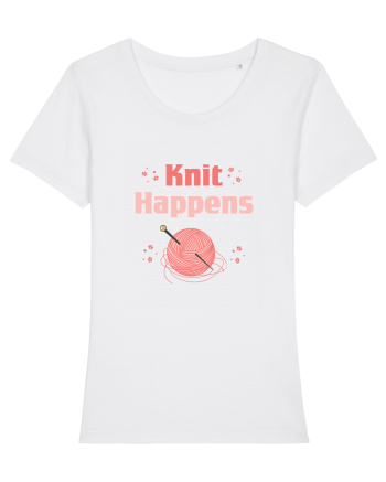 KNIT White