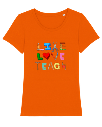 TEACHER Bright Orange