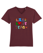 TEACHER Tricou mânecă scurtă guler V Bărbat Presenter