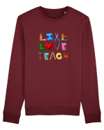 TEACHER Bluză mânecă lungă Unisex Rise