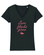 FLAMINGO Tricou mânecă scurtă guler V Damă Evoker