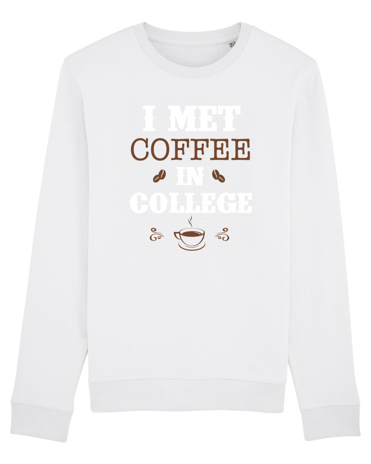 Bluză mânecă lungă Unisex Rise White