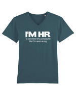 HR Tricou mânecă scurtă guler V Bărbat Presenter